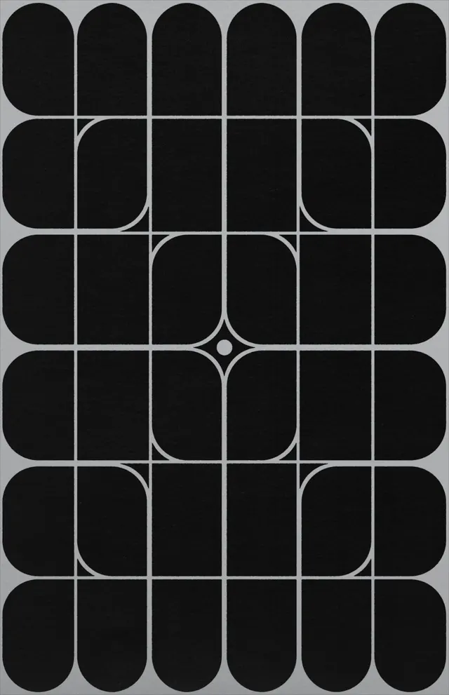Geometric Grid Pattern, minimal, geometric, monochrome