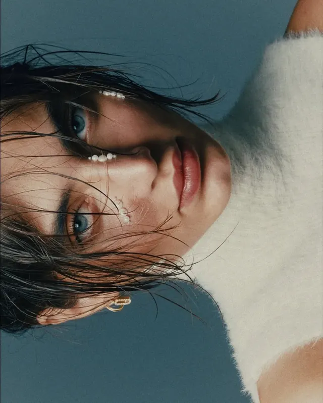 Close-up Portrait of a Person, photographic, editorial, cool