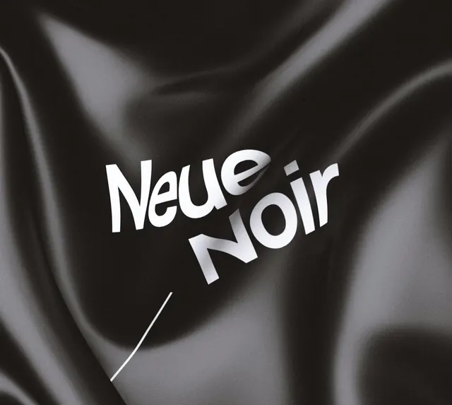 Neue Noir Wordmark Mockup, minimal, luxury, monochrome