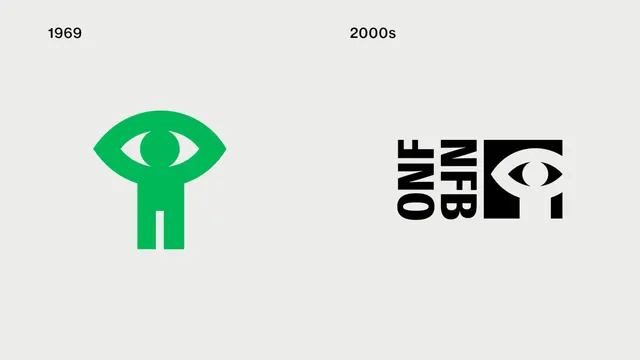 Evolution of the Eye Logo, minimal, geometric, dark