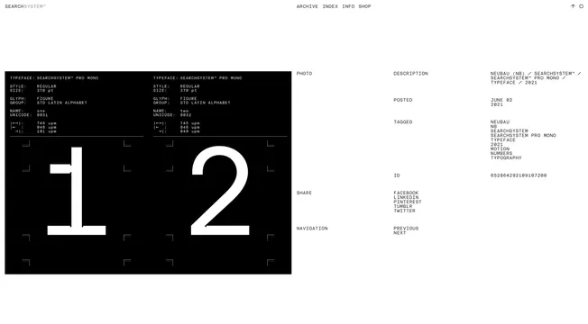 Data-Dense Typography Layout, minimal, swiss, high-contrast