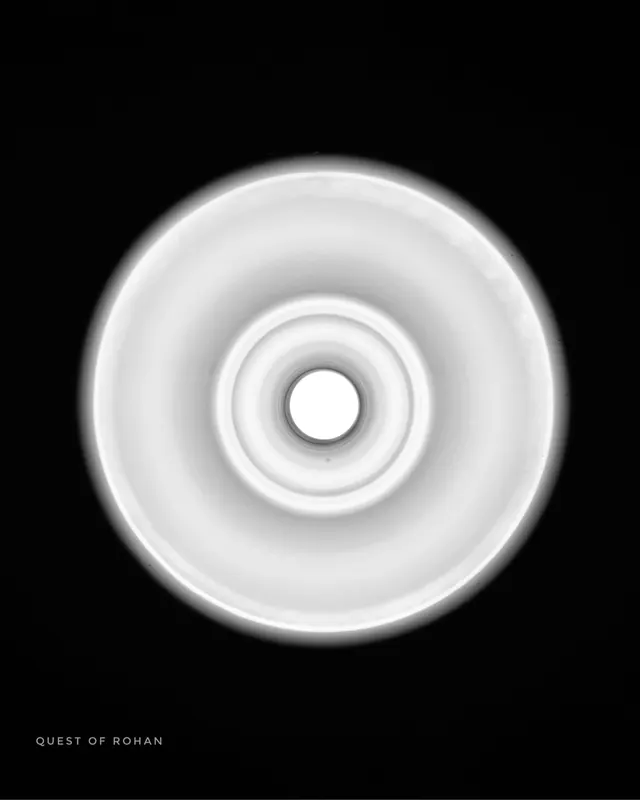 Concentric Circle Graphic, minimal, monochrome, monochrome
