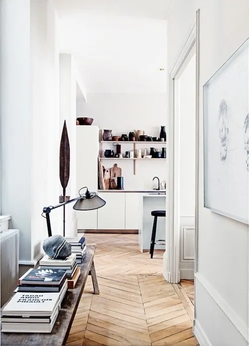 Minimalist Modern Kitchen Interior, minimal, photographic, light