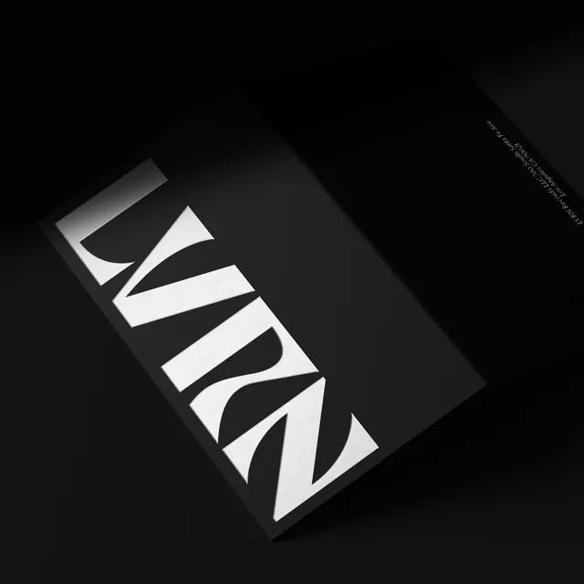LVRN Wordmark Mockup, minimal, dark-mode, dark