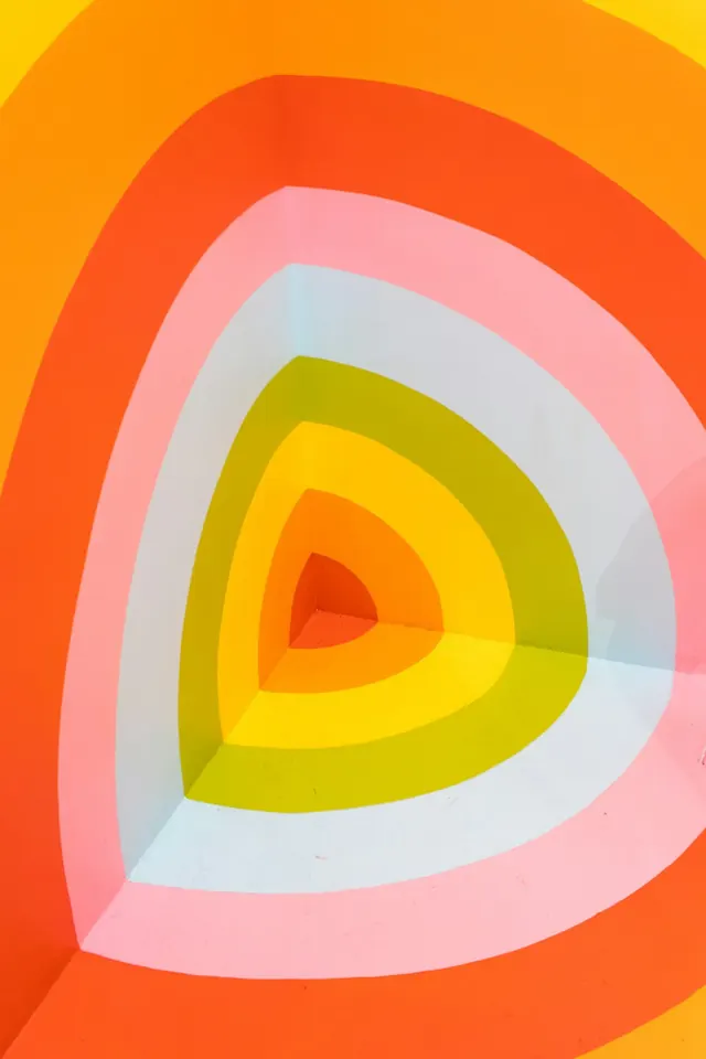 Concentric Geometric Rings, geometric, abstract, vibrant