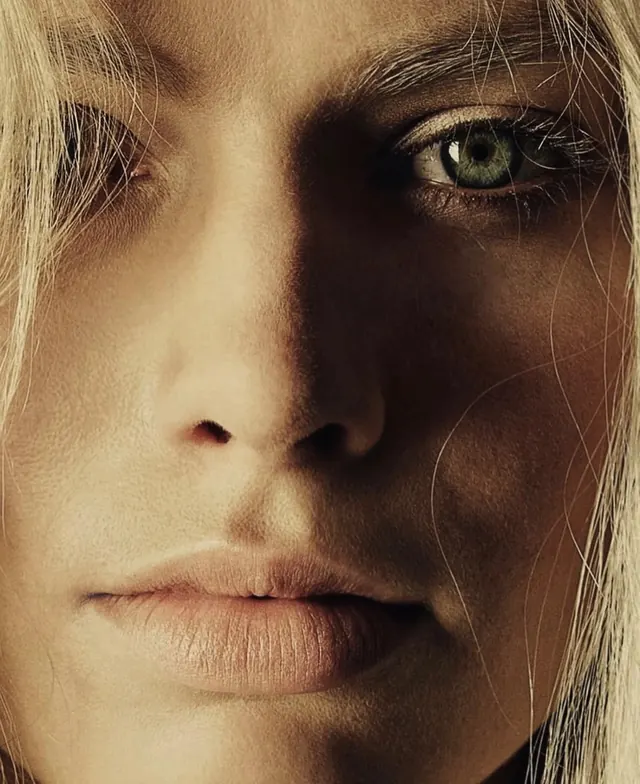 Extreme Close-up Portrait, photographic, organic, warm