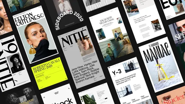 Editorial and Branding Design Grid, editorial, minimal, monochrome