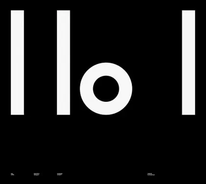 Abstract Geometric Logo, minimal, swiss, monochrome