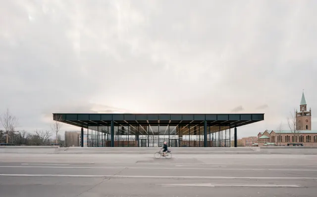 Modern Pavilion Architecture, minimal, photographic, muted