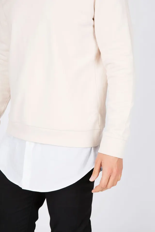 Layered Knitwear Mockup, minimal, photographic, light