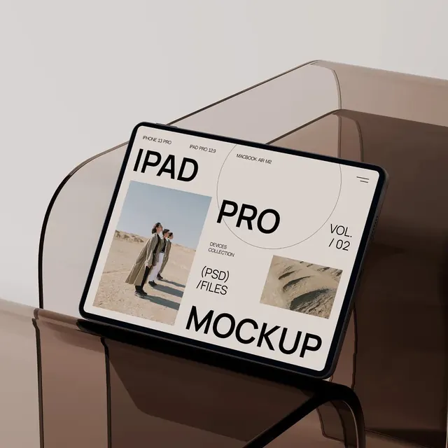 IPO PRO Mockup, minimal, swiss, light