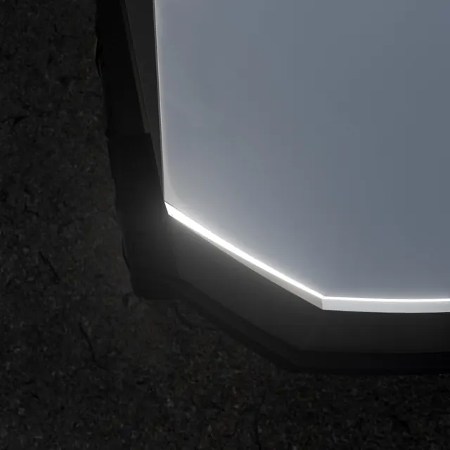 Geometric Light Edge Detail, minimal, geometric, high-contrast