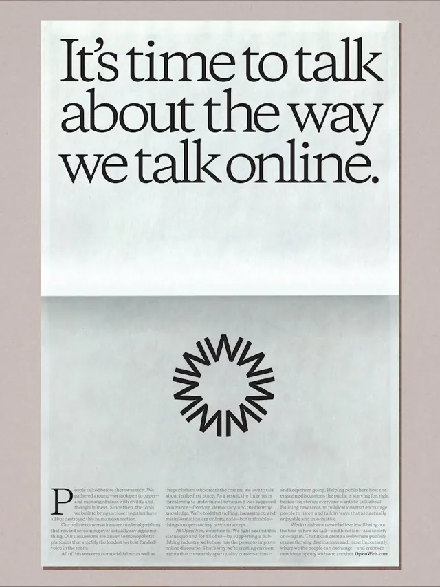 Online Communication Poster, minimal, swiss, monochrome