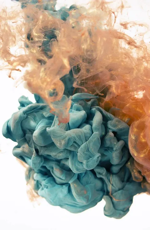 Abstract Smoke and Cloud Composition, organic, abstract, vibrant