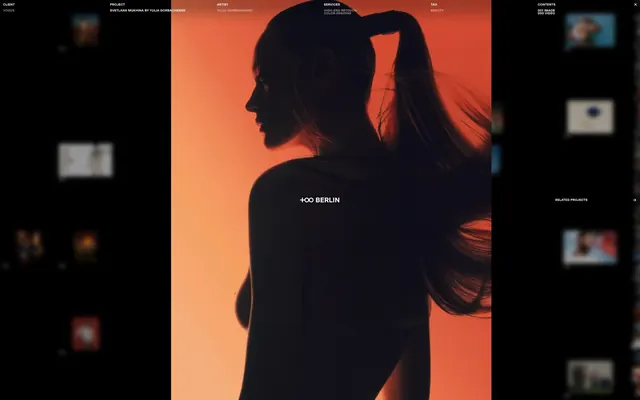 Profile Silhouette with Gradient Background, dark-mode, minimal, dark