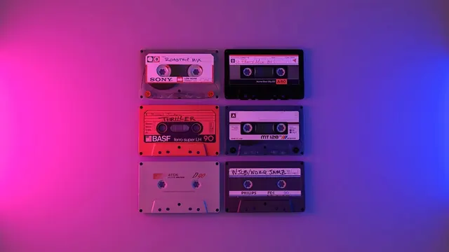Retro Cassette Tape Mockup, retro, y2k, vibrant