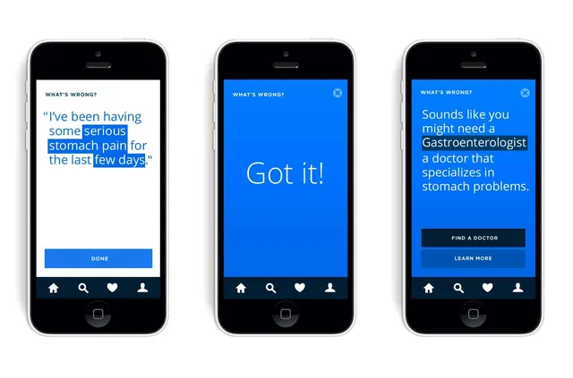 Mobile App UI Design Mockups, minimal, flat, high-contrast