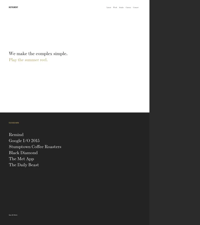 Minimalist Editorial Layout, minimal, swiss, high-contrast