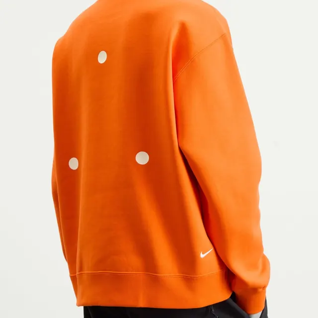 Orange Nike Sweatshirt Mockup, minimal, flat, vibrant