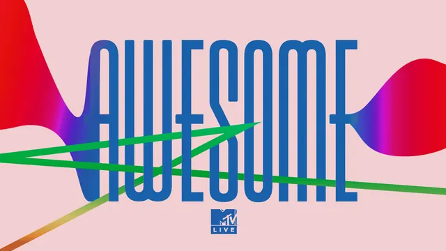Awesome Wordmark Design, gradient-heavy, playful, vibrant