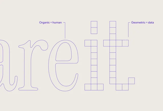 Organic and Geometric Wordmark Design, minimal, geometric, light