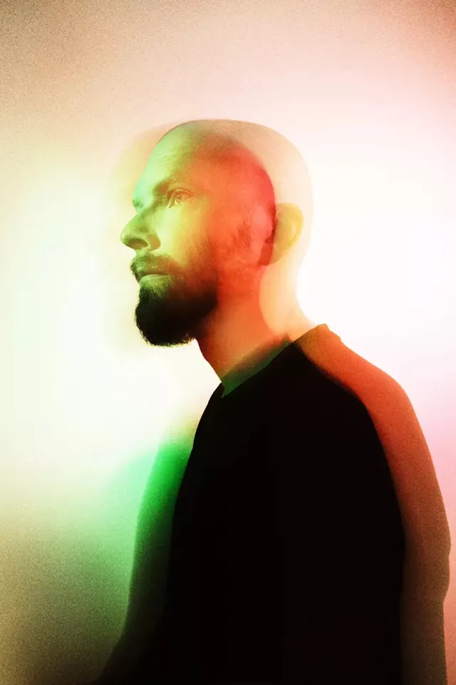 Double Exposure Portrait, photographic, abstract, vibrant