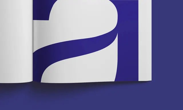Abstract Blue Wave Logo, minimal, corporate-clean, dark