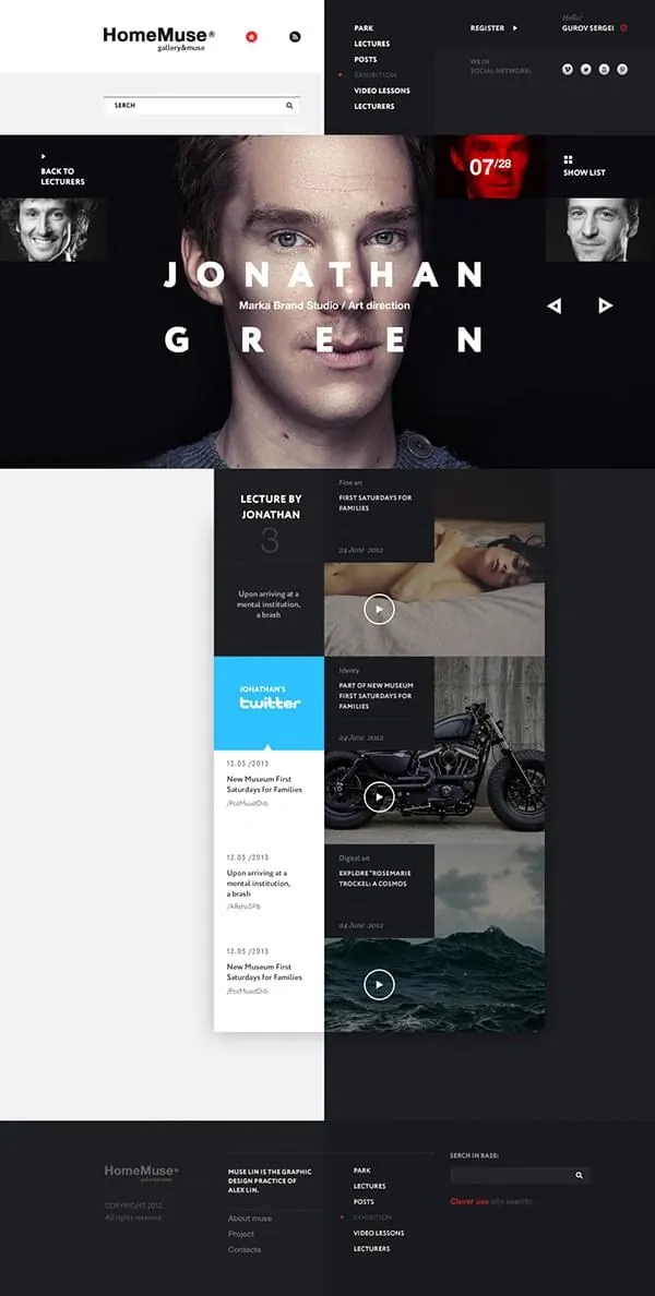 Modern Web Interface and Branding Mockup, minimal, editorial, light