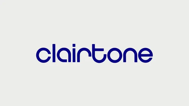 clairtone wordmark, minimal, corporate-clean, light