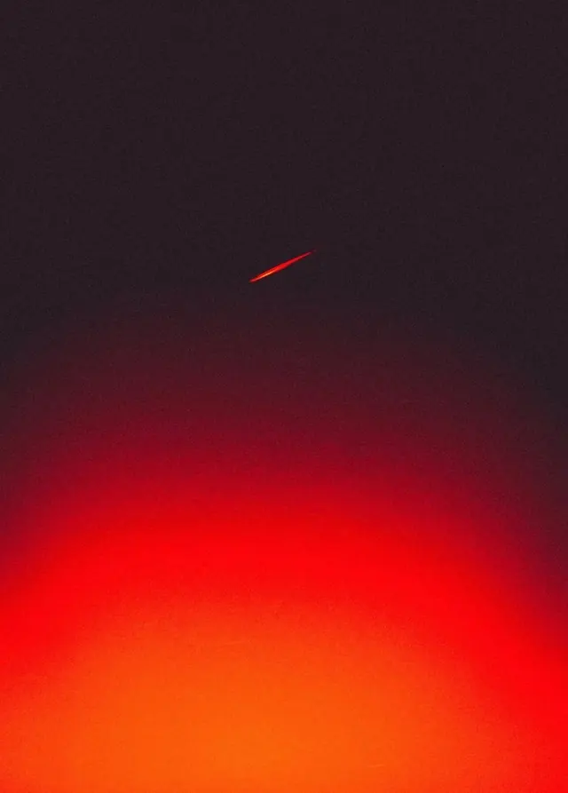 Abstract Red Gradient with Linear Element, minimal, gradient-heavy, dark
