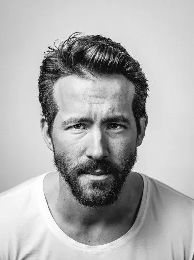 Monochrome Portrait of a Man with a Beard, monochrome, photographic, monochrome