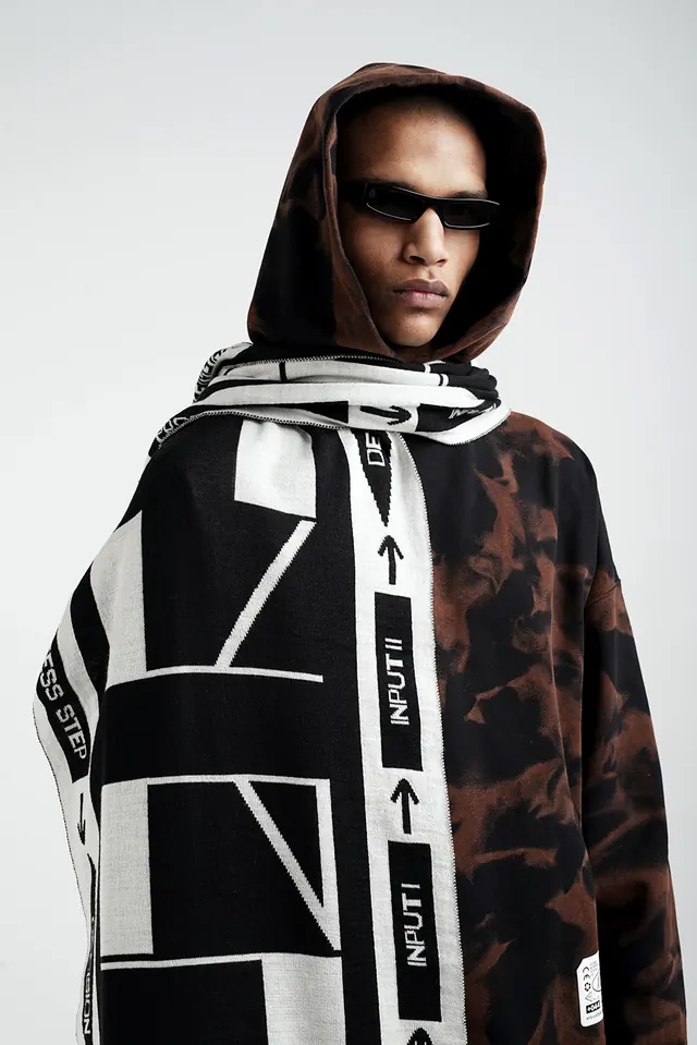 Streetwear Fashion Mockup, minimal, brutalist, monochrome