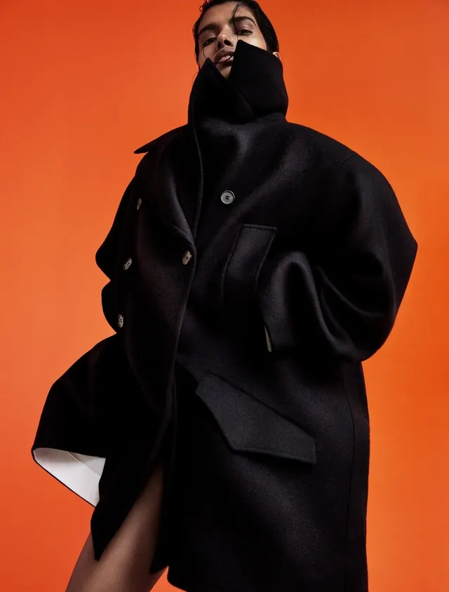 Avant-Garde Fashion Photography, luxury, photographic, high-contrast
