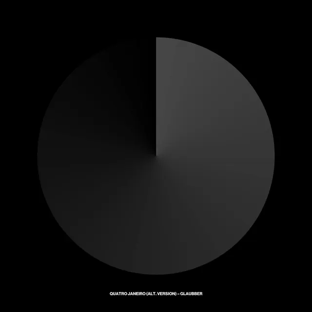 Geometric Circular Gradient Design, minimal, monochrome, dark