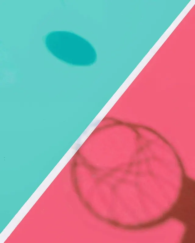 Abstract Geometric Split Design, minimal, geometric, vibrant