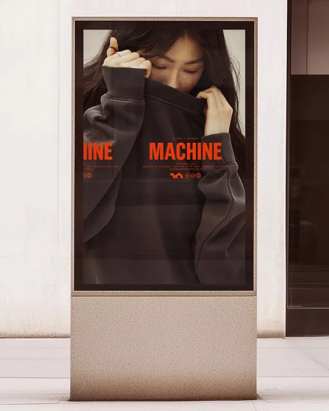 Fashion Editorial Mockup, editorial, minimal, dark