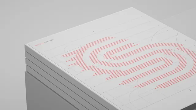 Abstract S-Curve Line Art Mockup, minimal, geometric, high-contrast