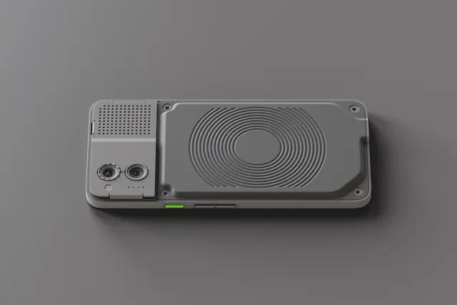 Portable Bluetooth Speaker Mockup, minimal, technical, light