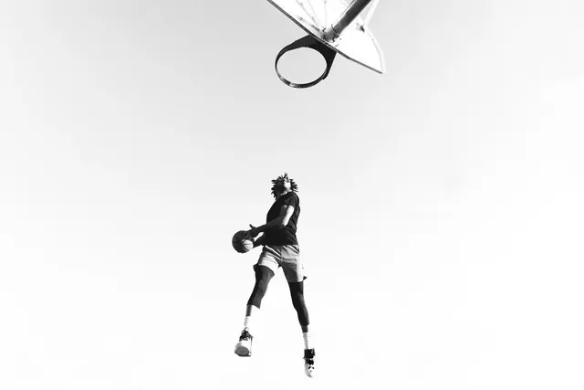 Minimalist Figure and Geometric Composition, minimal, monochrome, monochrome