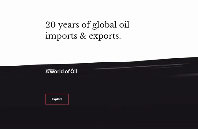 Oil Industry Web Interface, minimal, corporate-clean, dark