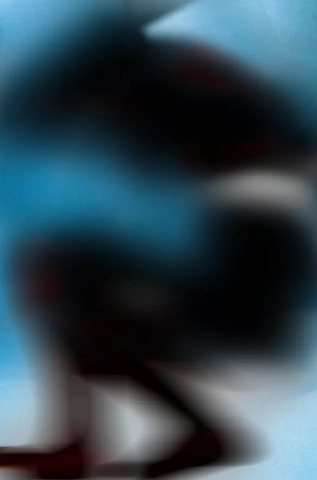 Abstract Blurred Motion Graphic, abstract, gradient-heavy, cool