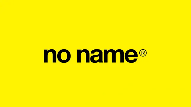 no name wordmark, minimal, flat, vibrant