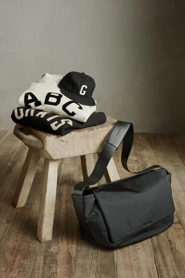Sneaker and Bag Product Mockup, minimal, photographic, monochrome