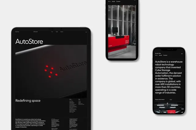 AutoStore Branding and UI Mockups, minimal, dark-mode, dark