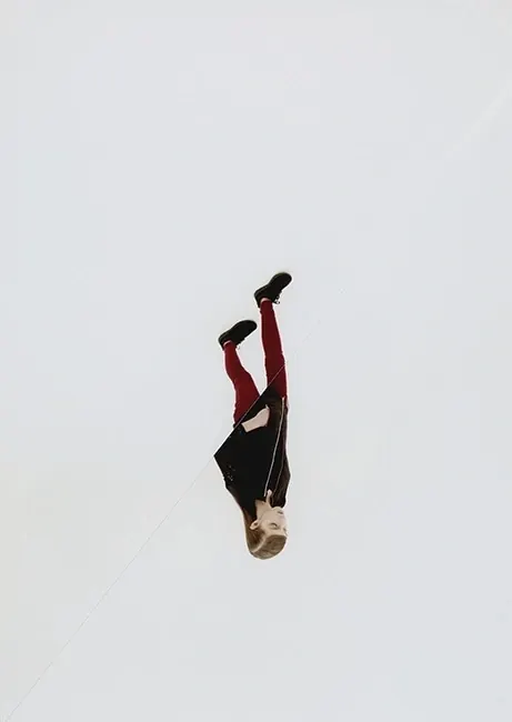 Abstract Humanoid Figure in White Space, minimal, photographic, high-contrast