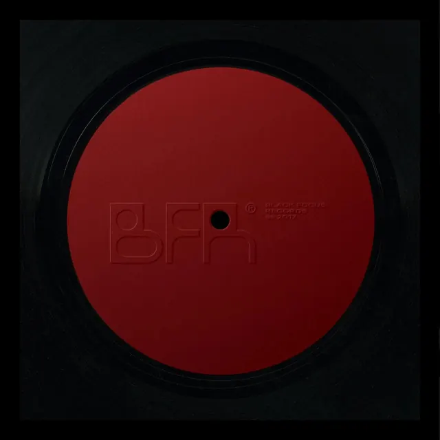 BFR Logo on Red Circular Background, minimal, geometric, vibrant