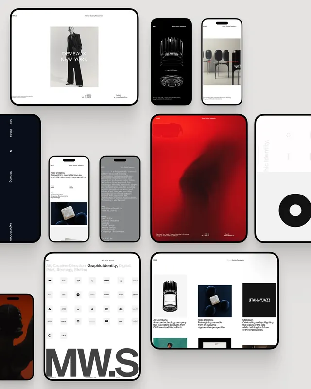 Minimalist Corporate Identity and UI Design, minimal, swiss, monochrome