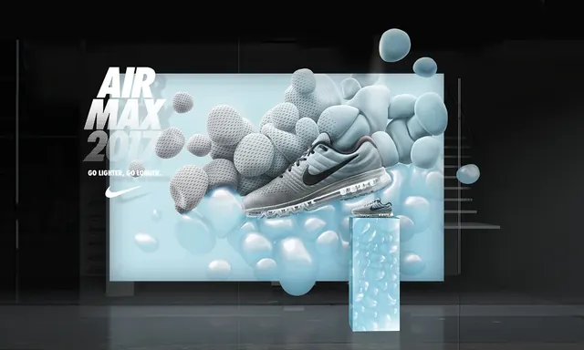 Abstract 3D Sphere and Typography Composition, glassmorphism, 3d-render, light