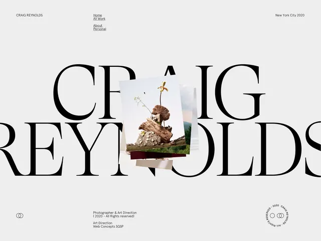 Craig Reynolds Identity Design, minimal, swiss, monochrome