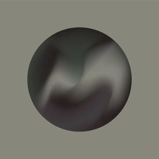 Abstract Spherical Gradient, minimal, organic, muted